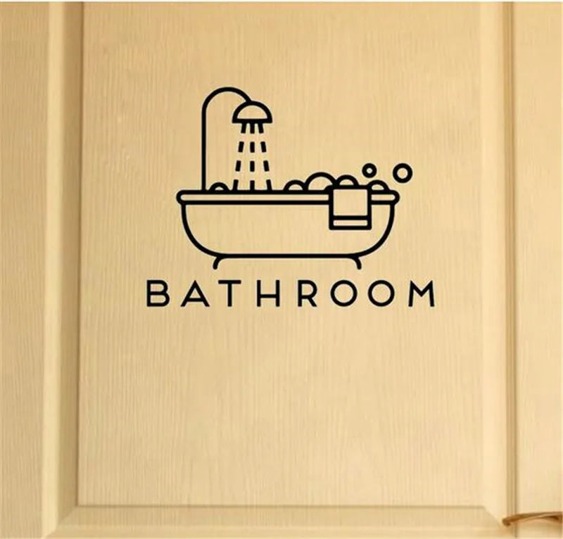 Babymeisjes Slaapkamer Badkamer Muurstickers
