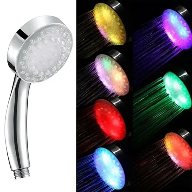LED 7 Colors Shower Head Automatically Color-Changing