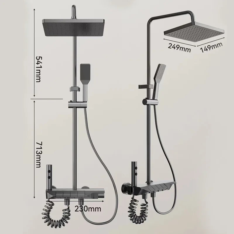 Multifunctionele knop douchekopset