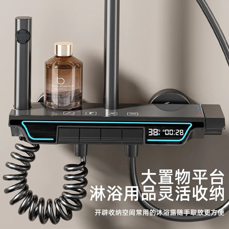 Ducha de baño con sistema de agua caliente o fría