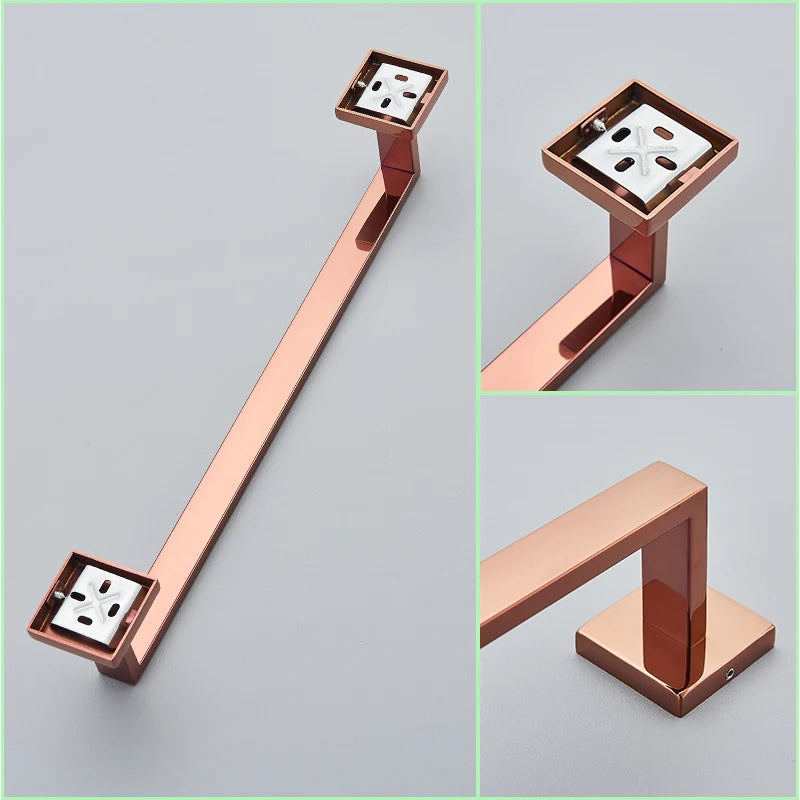 Badkamer Rose Gold Hardware Set Roestvrij Staal