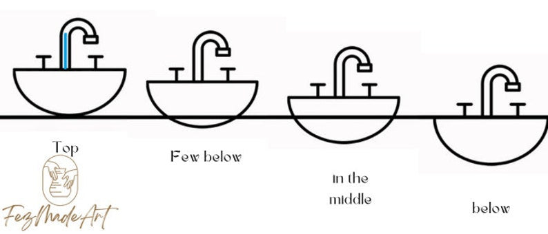 Groene wastafel Marokko Goud 14k - Voeg een vleugje luxe toe met een Marokkaanse wastafel in Goudgroen - Handgemaakte wastafel voor een unieke badkamer.