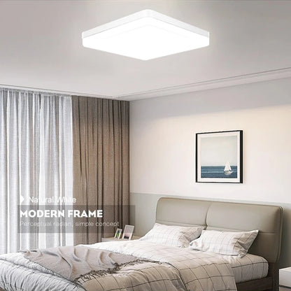 Vierkant LED plafondlamp