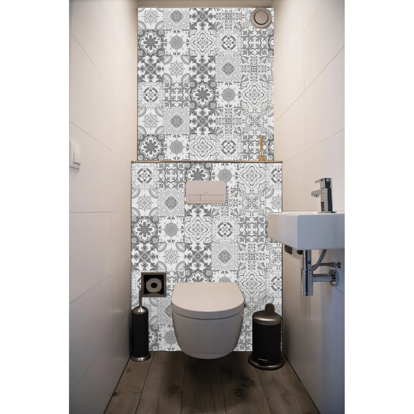 Lichte Kleur Tegels Muurstickers Waterdicht Zelfklevend