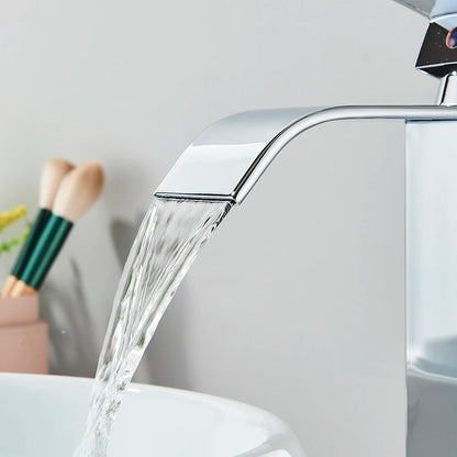 Waterval Chrome Badkamer Wastafelkraan