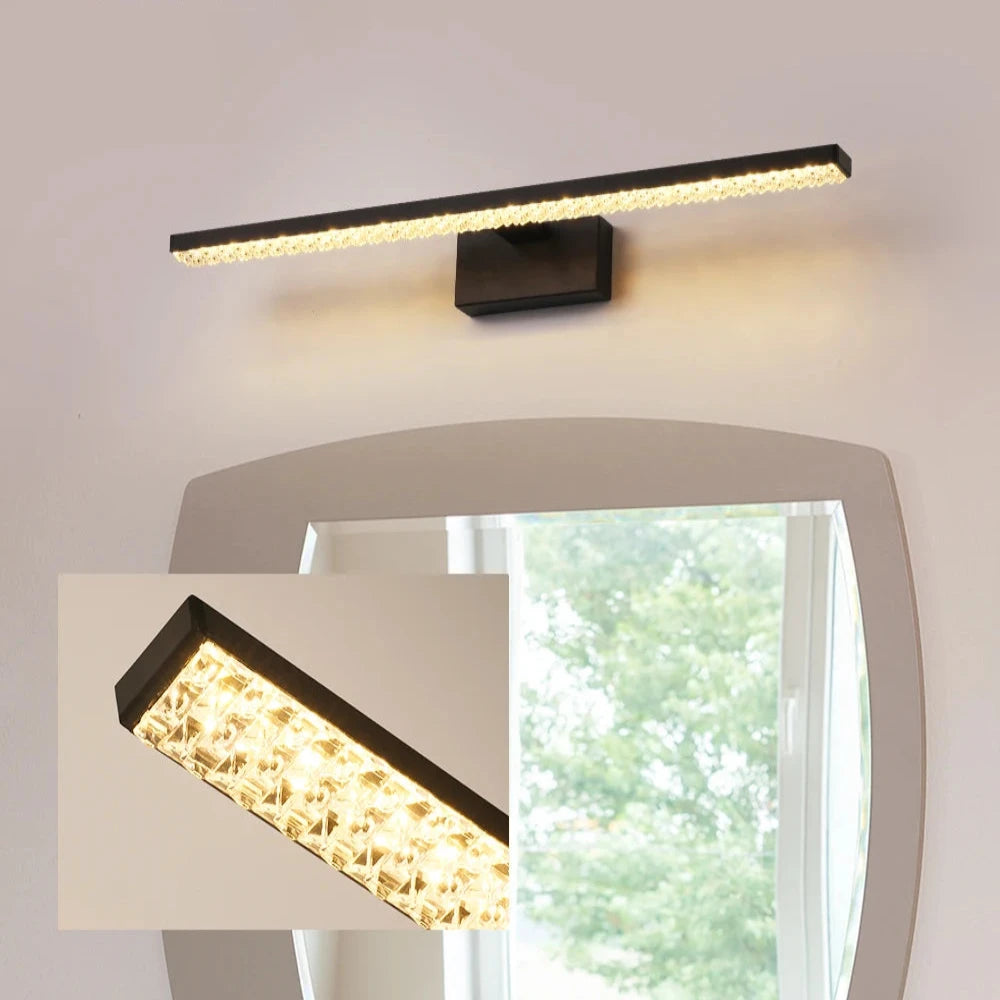 Waterdichte badkamerlamp in diamantstijl