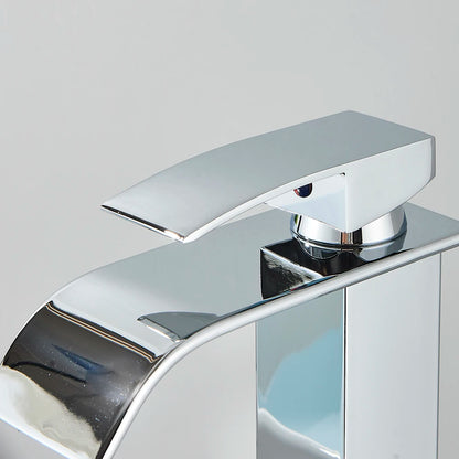 Waterval Chrome Badkamer Wastafelkraan