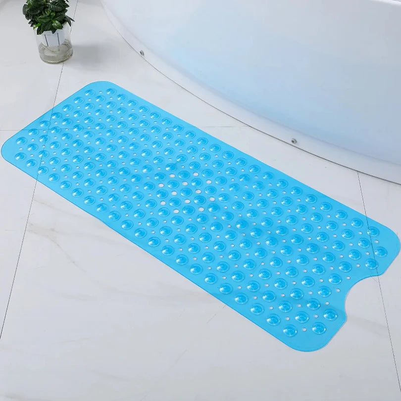 non-slip bathtub mat shower mat  with drain holes and suction cups machine washable household bathroom shower carpet bathroom