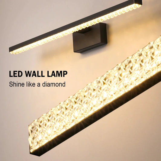 Waterdichte badkamerlamp in diamantstijl