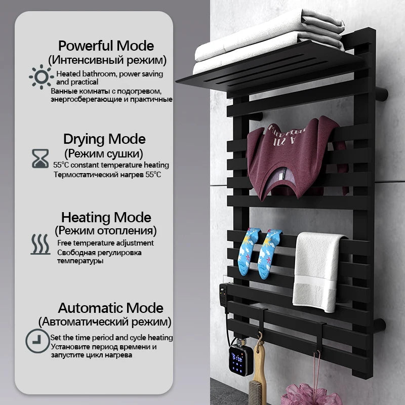 Handdoekradiator Elektrische handdoekhouder