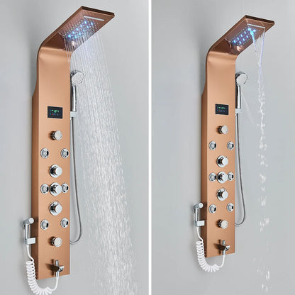 6 standen Intelligente LCD-douche 