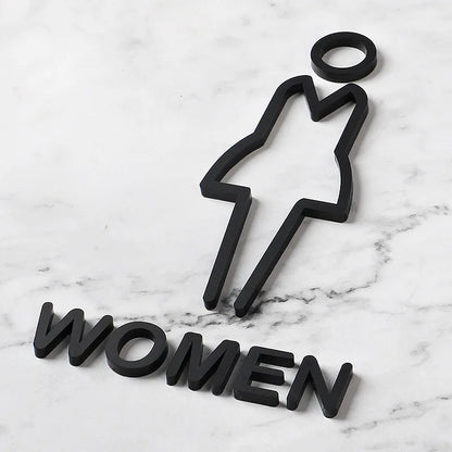 Muurstickers Toilet Badkamerdeur