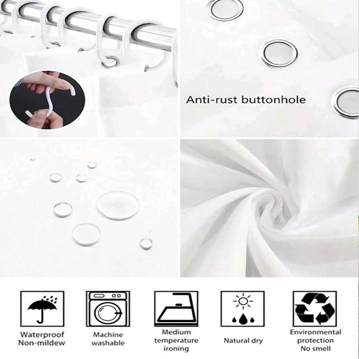 Japans landschapspatroon polyester materiaal douchegordijn waterdicht
