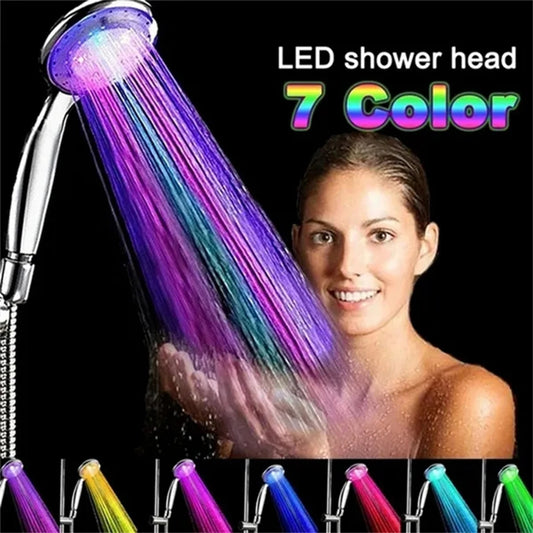 LED 7 kleuren douchekop automatisch van kleur veranderend 