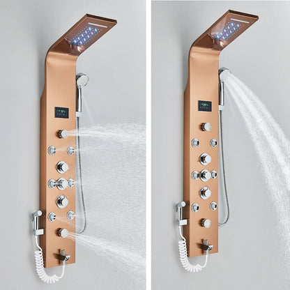 6 standen Intelligente LCD-douche 