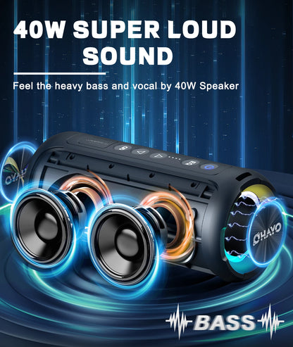 X8 Pro Bluetooth-luidspreker draagbaar met 40 W stereogeluid