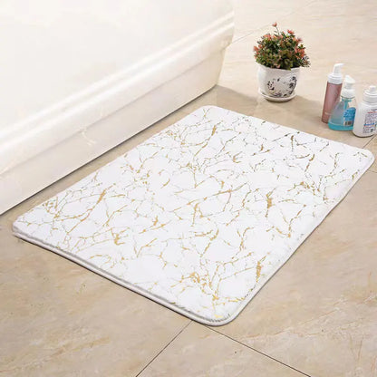 Bath Mat Modern Living Room Area Small Rug Washable Bedroom doormat Bathroom Rectangle Non Slip Toilet Floor Faux Mat