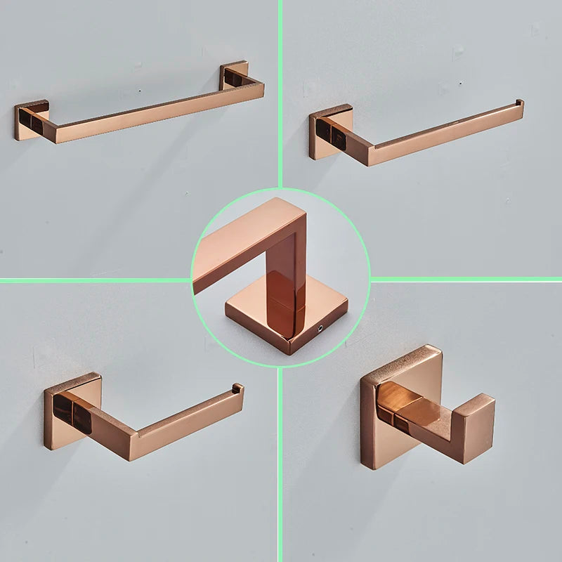 Badkamer Rose Gold Hardware Set Roestvrij Staal