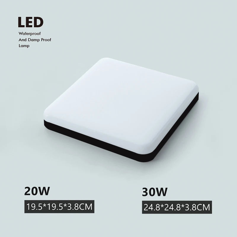 Ultradunne waterdichte led-plafondlamp