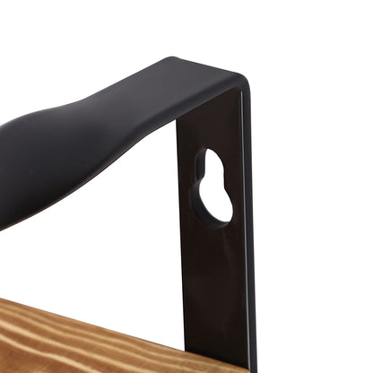Houten wandplank 2 lagen