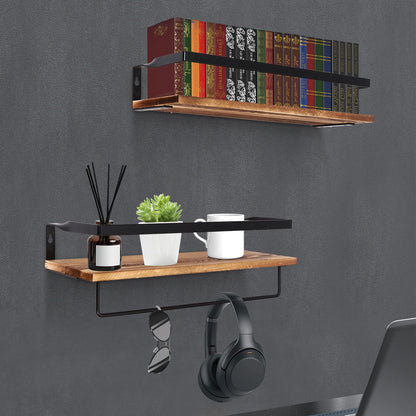 Houten wandplank 2 lagen
