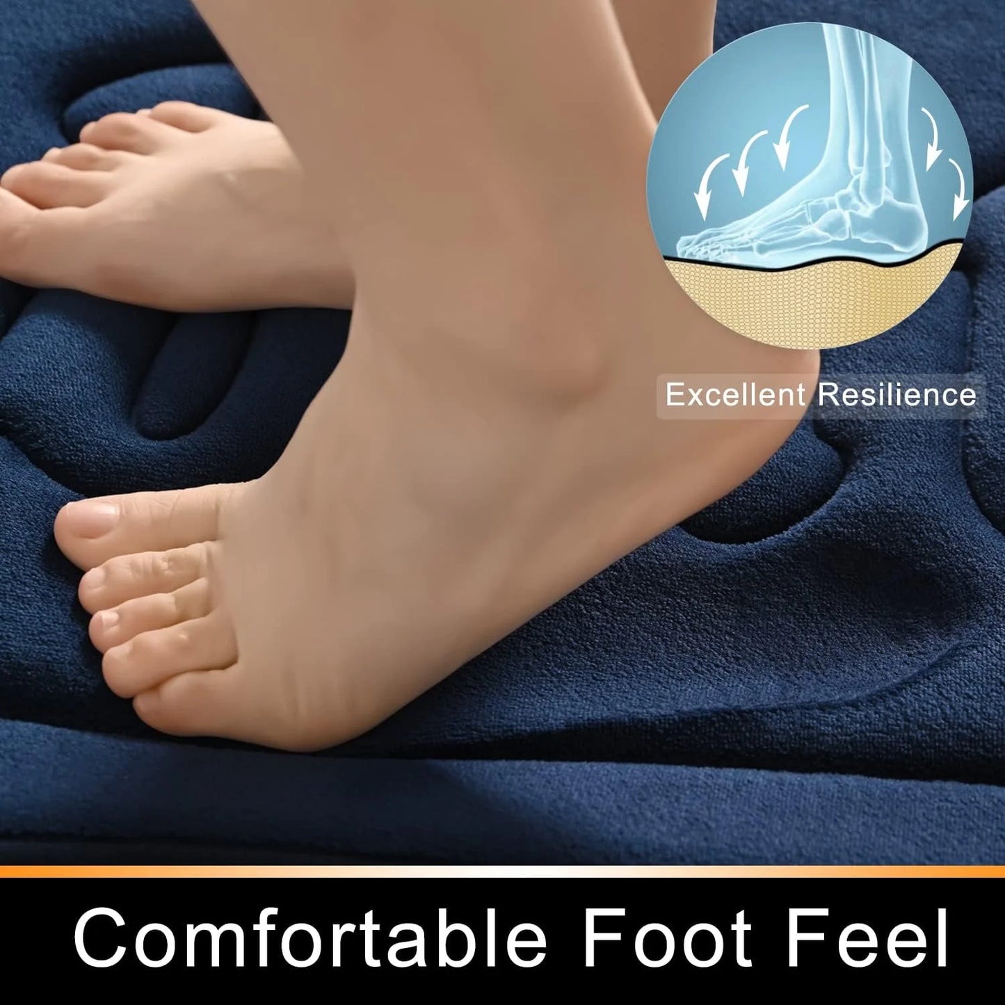 Badkamer antislip vloer flanellen mat