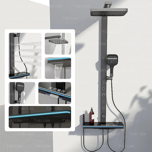 Digitale Smart Grey Doucheset