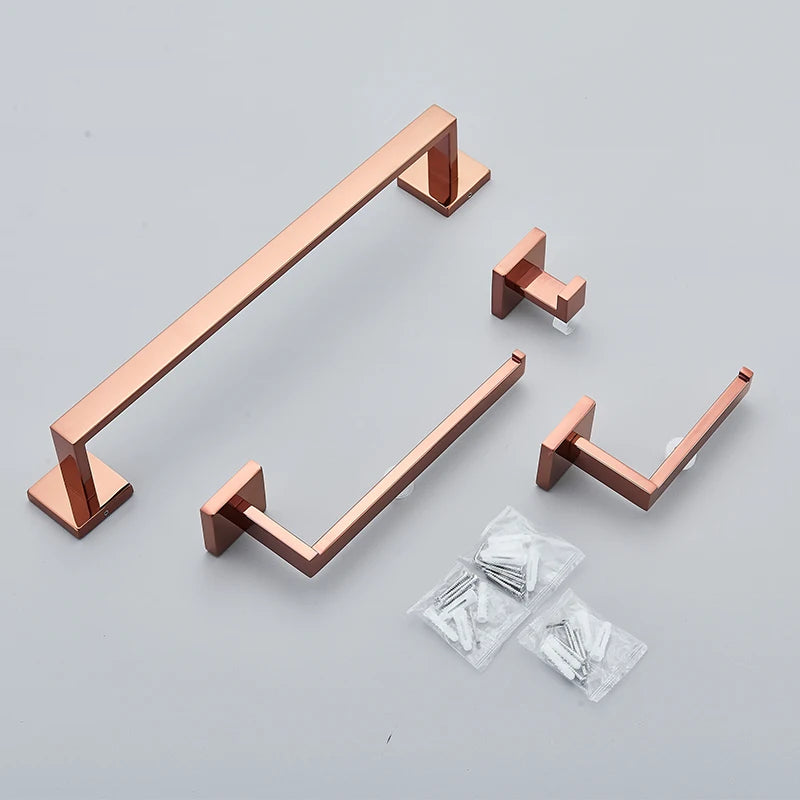 Badkamer Rose Gold Hardware Set Roestvrij Staal
