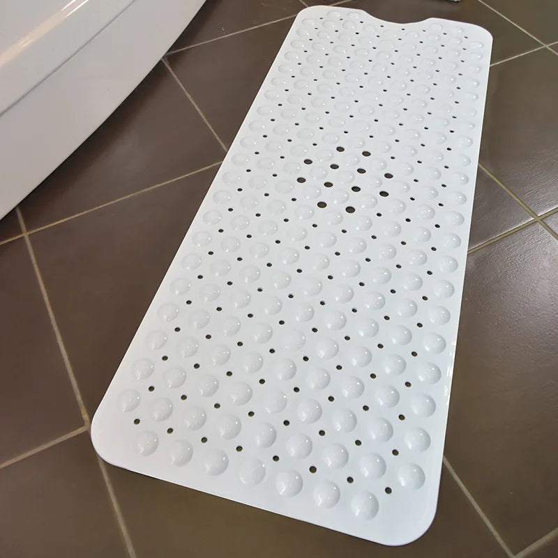 non-slip bathtub mat shower mat  with drain holes and suction cups machine washable household bathroom shower carpet bathroom