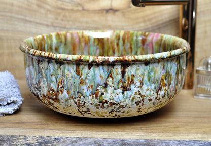 Keramische Wastafel multi kleur